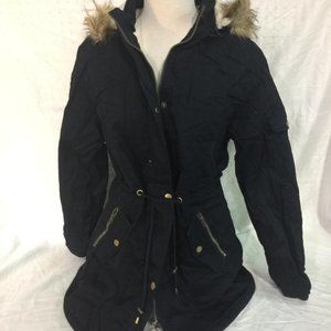 Women's Military Style jacket- navy XL